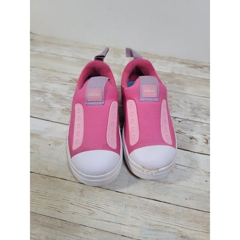 Native Jefferson Hero Toddler Size C10 Sneaker Water Shoes Pink‎ White - Picture 9 of 11